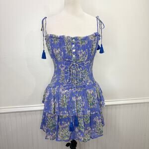 Fillyboo Size XS Vienna Camisole Mini Dress Sweet Pea Milk Maid Coquette Corset
